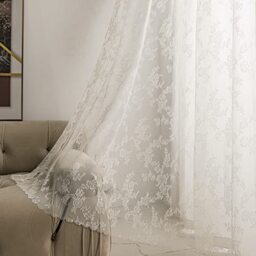 YJ YANJUN Tende In Pizzo Nere Gotico Vittoriano - 2 Pannelli 132x137 Cm - Tende Corte Con Tasca Per Asta Per Cucina E Bagno - Decorazione Hallowen Streghe E Bare
