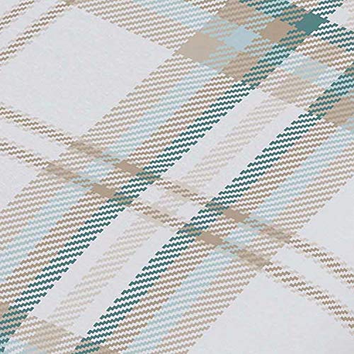 Catherine Lansfield Kelso Duckegg Fitted Sheet and Pillowcase White 180x200+50x80(2)
