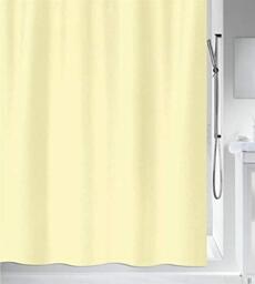 Spirella Primo Collection, Textile Shower Curtain, 240 x 180, 100% Polyester, Yellow