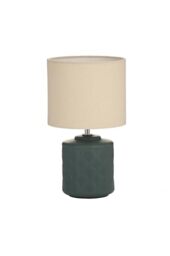 Paulmann Pauleen 48326 Table Light Glowing Midnight E14 max. 20W Cream, Dark Green Fabric, Ceramic