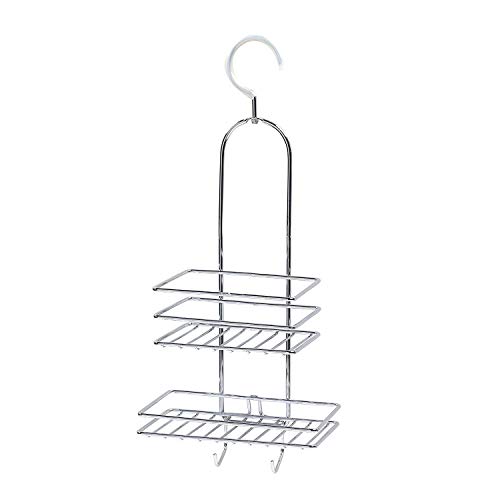 Bath & Shower 871125295098 Shower Rack, Stainless Steel, Silver, 18.5 x 10 x 36 cm