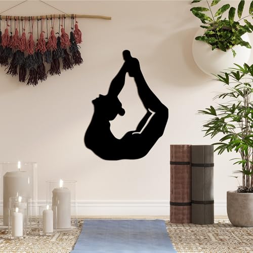 Stylish Black Decorative Metal Wall Accessory, 38 x 50 cm, 100% Metal, 1.5 mm Thickness, Perfect for Modern Home Decor & Unique Wall Art