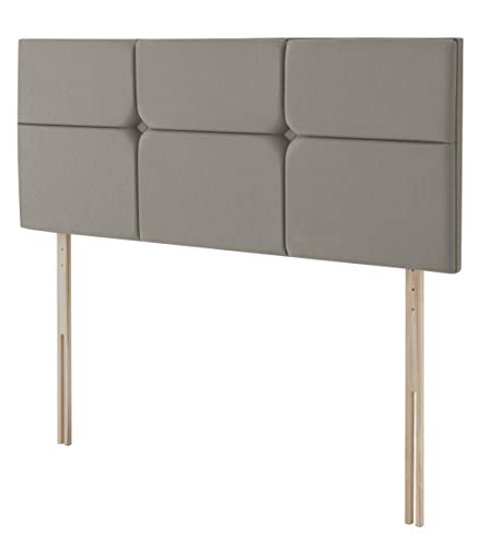 Silentnight Castello Headboard, Wood, Sandstone, Small Double