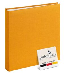 Goldbuch photo album, summertime, 25x25 cm, 60 pages with glassine, yellow, 25x25 cm