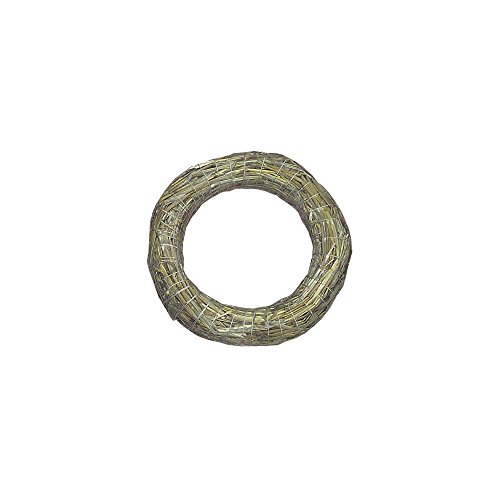 Rayher Straw Wreath, Natural, 40 cm Diameter, Blank Wreath, Underring for Cutlery, Wrapping and Sticking, Multiple Occasions