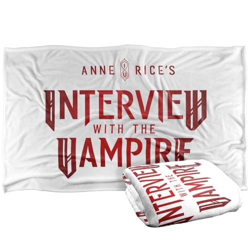 Interview With The Vampire Red Logo Silky Touch Super Soft Throw Blanket 91 x 147 Cm