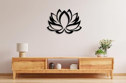 Stylish Black Decorative Metal Wall Accessory, 45 x 35 cm, 100% Metal, 2 mm Thickness, Perfect for Modern Home Decor & Art Display