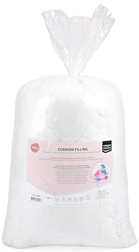 Vaessen Creative Toy Stuffing for Crafts - 2000 g - Soft Polyester Cushion Filler - Plush Filling for Knitted Toys, Crochet, Pillows & Teddy Bears - Hypoallergenic & Washable