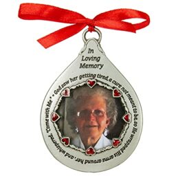 Cathedral Art Memorial Ornament, Pewter, Silver