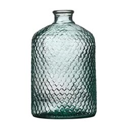 NATURAL LIVING Serena 5L Recycled Glass Vase DIAM 18.5CM X H31CM