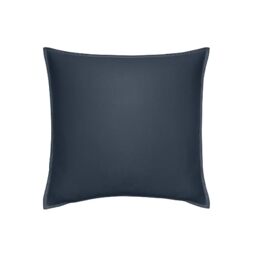 Essix Cotton Satin Pillowcase, Palazzo, Midnight Blue, 65 x 65 cm,