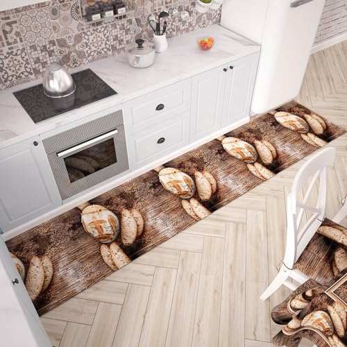 PETTI Artigiani Italiani-Kitchen Rug, Kitchen Rectangualr Rugs, Area Rug, 3D Print Pattern, 100% Made in Italy