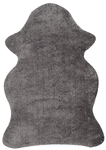 Safavieh Shaggy Indoor Hand Tufted Rectangle Area Rug, Artic Shag Collection, SG270, in Grey, 152 X 213 cm for Living Room, Bedroom or Any Indoor Space