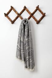 Fouta Beach Towel 100% Cotton 90 x 170 cm Anthracite - Machine Washable at 30-40 C - Soft, Stylish and Versatile