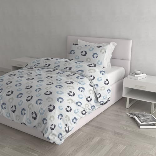 Fantasy Duvet Cover Set Made in Italy, Microfibre, Blow, Queen Size