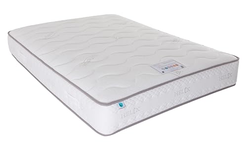 Vogue Beds Size Mattress, Natural Wool Fillings, White, 5FT King