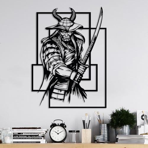 Stylish Black Decorative Metal Wall Accessory, 41 x 55 cm, 100% Metal, 1.5 mm Thickness, Lightweight & Modern Design for Home Decor