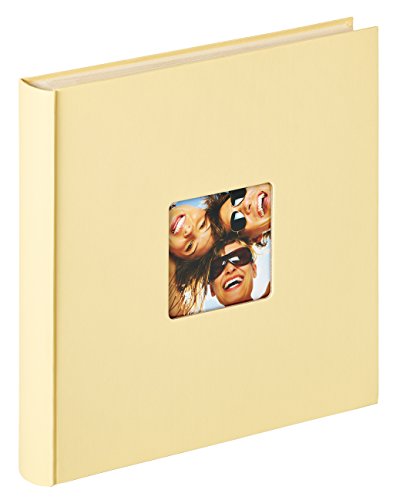 walther Design Photo Album Cream 33 x 34 cm self-Adhesive Album with Punched Cover, Fun SK-110-H