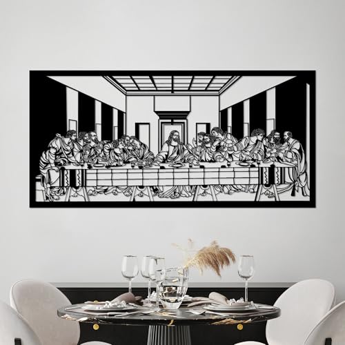 Stylish Black Decorative Metal Wall Accessory, 100 x 48 cm, 100% Metal, 1.5 mm Thickness, Perfect for Modern Home Decor & Office Spaces