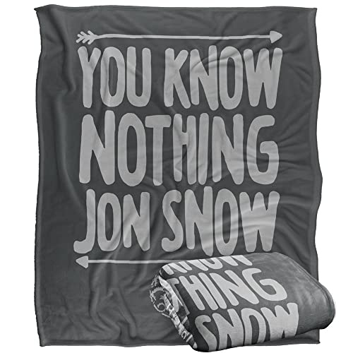 GAME OF THRONES Blanket, 152 x 127 cm The Ygritte Slays Silky Touch Super Soft Throw Blanket
