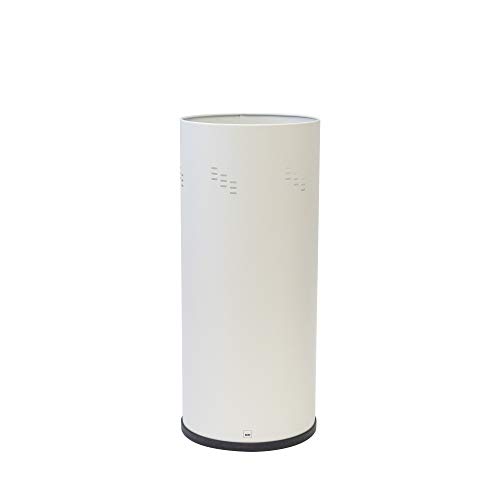 kela umbrella stand white, stainless steel umbrella holder with water collection tray, height 50 cm, SWING