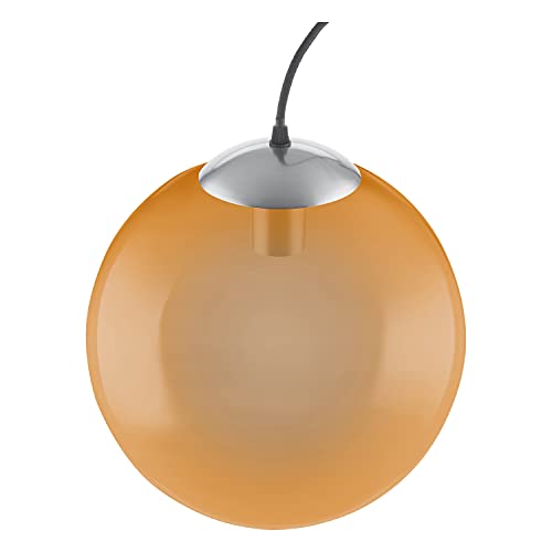 Ledvance Glass Pendant Light, Large Orange