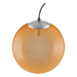 Ledvance Glass Pendant Light, Large Orange