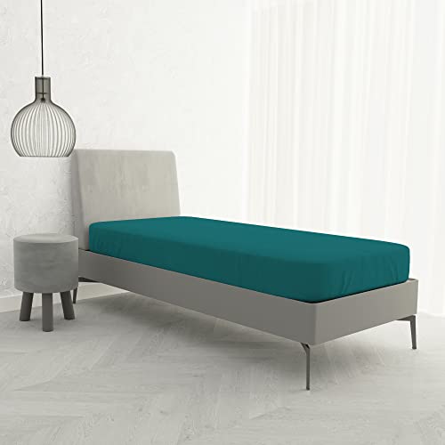 Italian Bed Linen ki-atreve by Matthew Bosio under the sheet with individual Blue Angles-90 x 200 cm