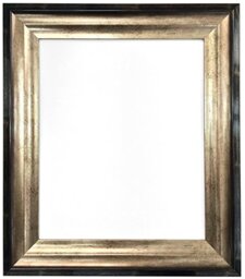 FRAMES BY POST Firenza Antique Distressed Black and Gold Picture Photo Frame Plastic Glass 45 x 30cm