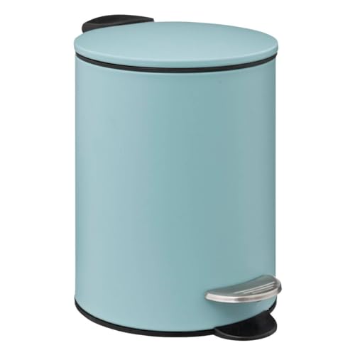 5 five simply smart 5five - Metal Waste Bin Soft Close 3 L Colorama Blue Arctic