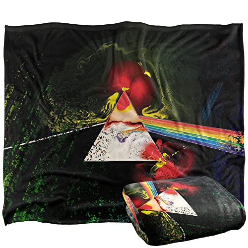 Pink Floyd Dark Side Of The Moon Silky Touch Super Soft Throw Blanket 152 X 127 Cm
