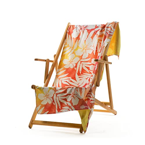 Caleffi Haiti Beach Towel, Cotton, Orange, 90 x 200 cm, 1003408