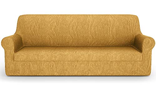 PETTI Artigiani Italiani-Elastic Sofa Cover, Elegant Sofa Slipcover, 100% Made in Italy