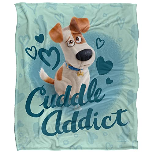 Secret Life Of Pets Cuddle Addict Silky Touch Super Soft Throw Blanket 152 X 127 Cm