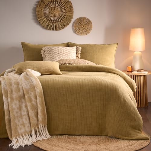 Yard Ribble Acid Washed Cotton Duvet Cover Set
