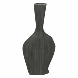 rituali domestici - Deco Vase Medium Neck Stoneware, 17 x 7.5 cm, Depth 31 cm, Hemp Collection