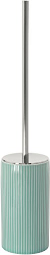 Gedy Sabina Toilet Brush Holder Ceramic, Aquamarine, 9.3 x 9.3 x 46