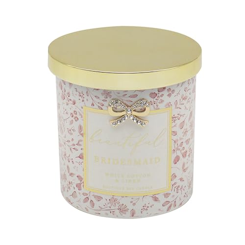 Lesser & Pavey Bridesmaid Candle Madelaine by Hearts Design for Home & Decor - Long Burning Aromatherapy Candle Set for Relaxation & Air Freshner - Large Scented Candles Gifts for Women & Men