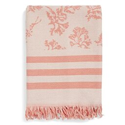 Vera Bradley Women's Beach Towel, Floating Fronds Coral, One Size