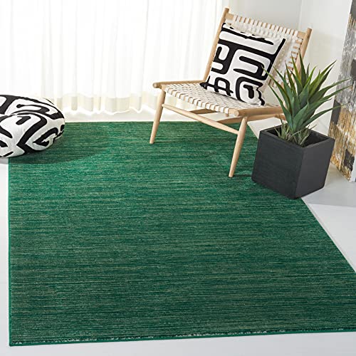 Safavieh Modern Rug for Living Room, Dining Room, Bedroom, Vision Collection, Short Pile, in Green, 183 X 274 cm