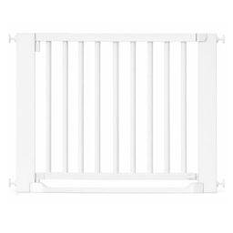 Safetots Wooden Heritage Flat Step Gate, White, 95cm - 103cm, Pressure Fit