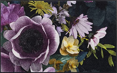 Wash+Dry Anemone Door Mat 75 x 120 cm Washable for Indoor and Outdoor Use