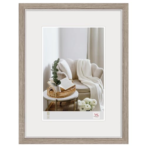 walther design Picture frame 40x50 cm grey, Hygge Wooden frame, NC050D