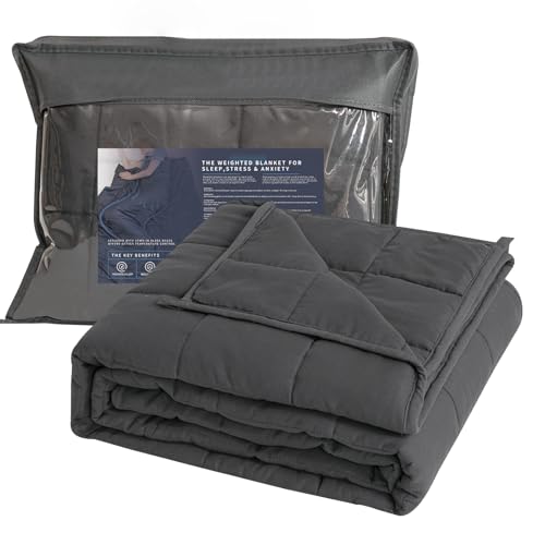 Good Nite Weighted Blanket Therapy Blanket for Adults Grey Double Heavy Weight Blankets for Improve Sleep Relaxes the Body (Grey, 150 x 200 cm, 6 kg)