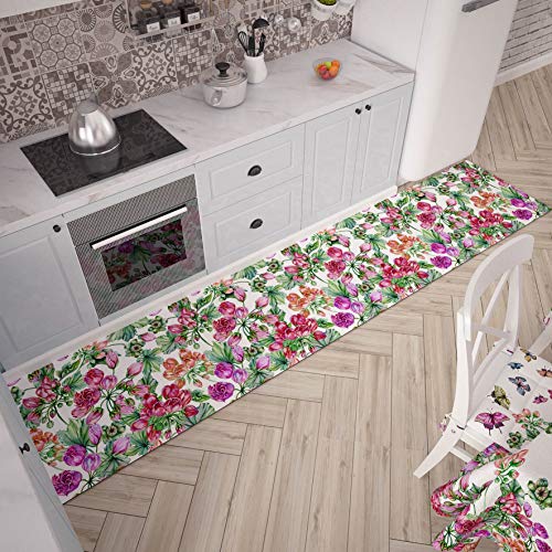 PETTI Artigiani Italiani-Kitchen Rug, Kitchen Rectangualr Rugs, Area Rug, 3D Print Pattern, 100% Made in Italy
