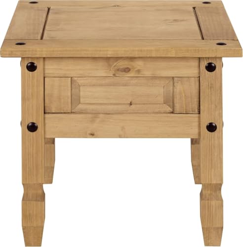 Corona Lamp Table Coffee Side Mexican Solid Pine Wood