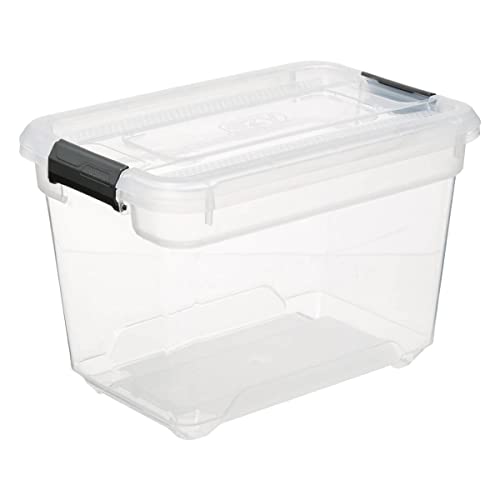 H confort xl 5 five simply smart 64L Solutions Clear Plastic Box