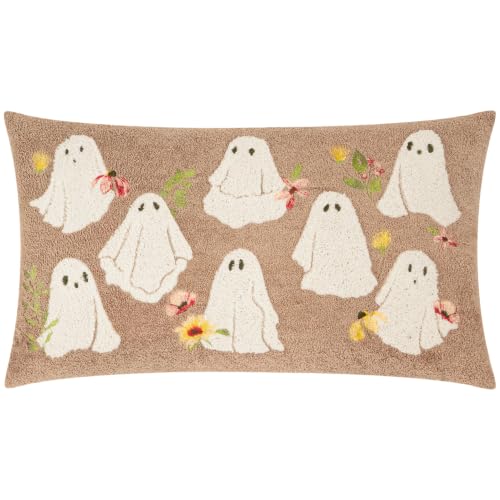 furn. Bootanical Ghost Polyester Filled Cushion (Natural - 30x50cm)