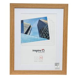 Hampton Frames Poster Frame, Natural Oak Effect, A4 (21x29.7cm)