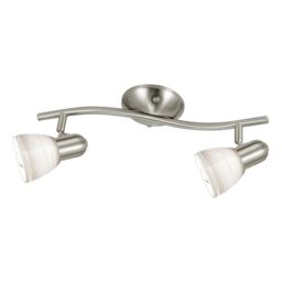 Eglo Ceiling Light Dakar 1, 2-Light Ceiling lamp, Steel Ceiling Spotlight